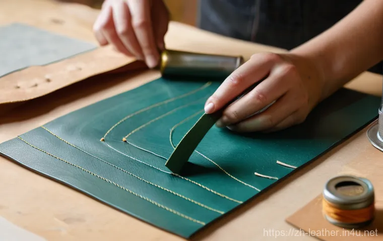 가죽공예 소품 제작법 - **Prompt:** A beautifully composed still-life photograph showcasing a collection of personalized, ha... 가죽공예 소품 제작법 - **Prompt:** A beautifully composed still-life photograph showcasing a collection of personalized, ha...