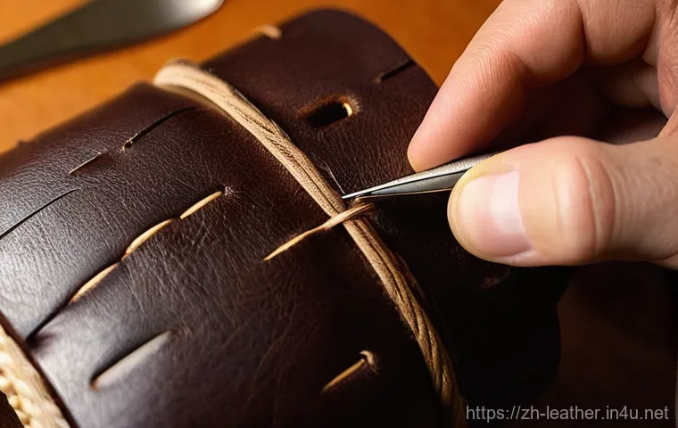 가죽공예 시계 스트랩 만들기 - **Prompt 1: The Art of Leather Cutting**
A close-up, eye-level shot of a craftsman's hands (gend... 가죽공예 시계 스트랩 만들기 - **Prompt 1: The Art of Leather Cutting**
A close-up, eye-level shot of a craftsman's hands (gend...