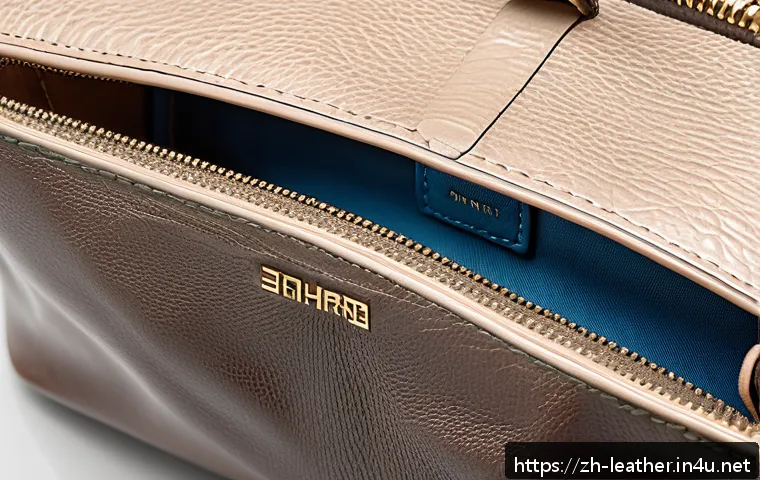 가죽공예 인조 가죽과 차이 - A close-up shot of a high-quality genuine leather handbag showcasing its natural texture with soft, ...